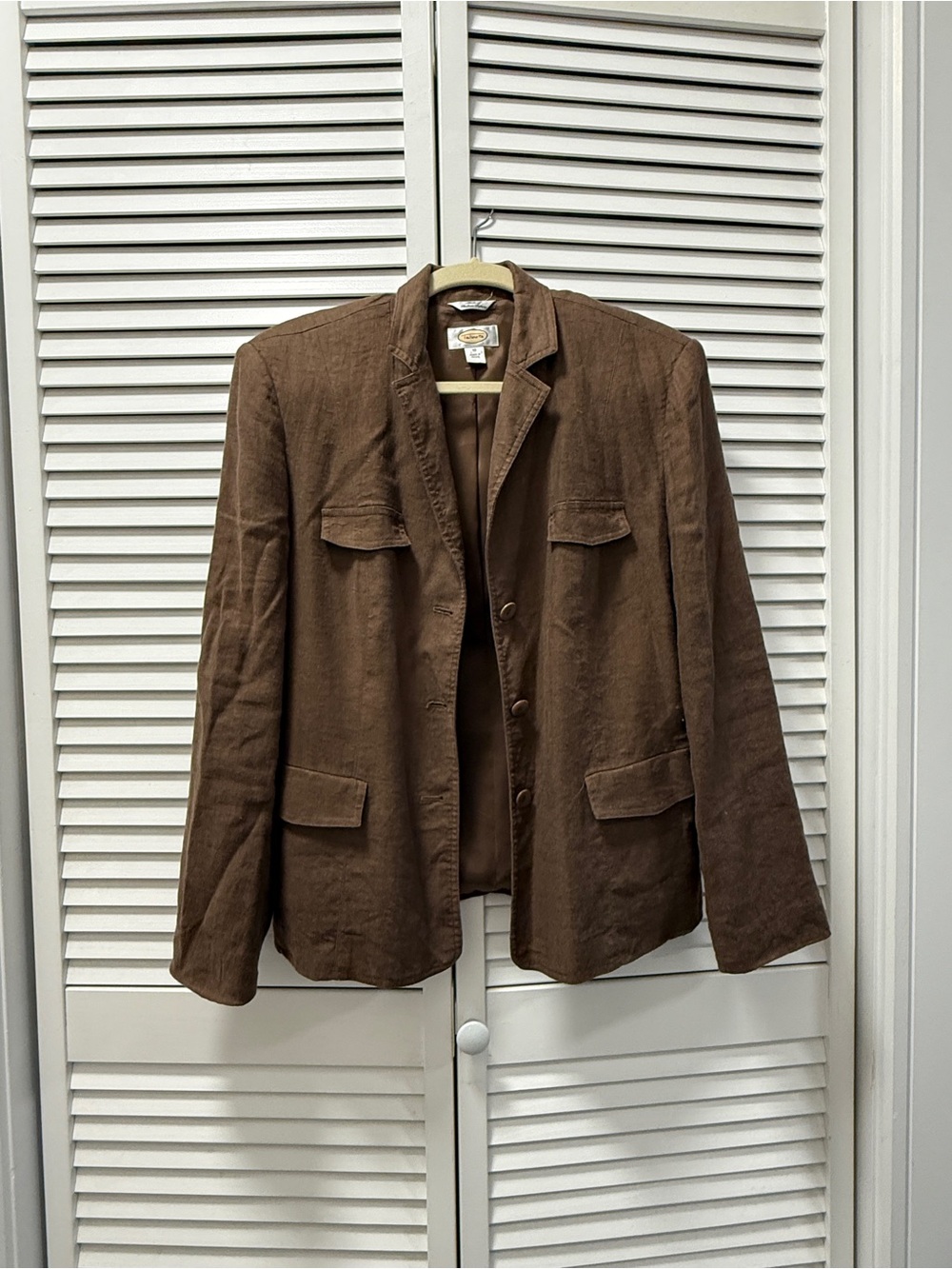 Talbots Brown Lightweight Blazer